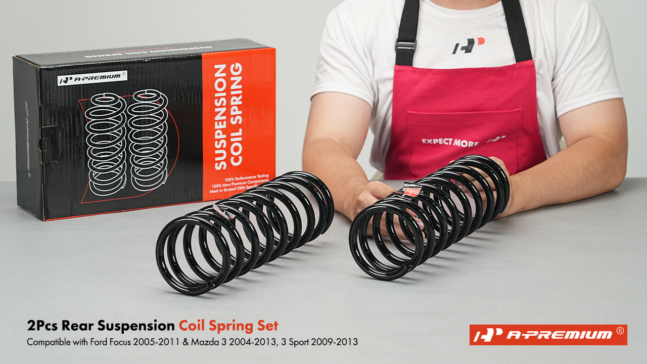 Amazon.com: A-Premium 2Pcs Rear Suspension Coil Spring Set